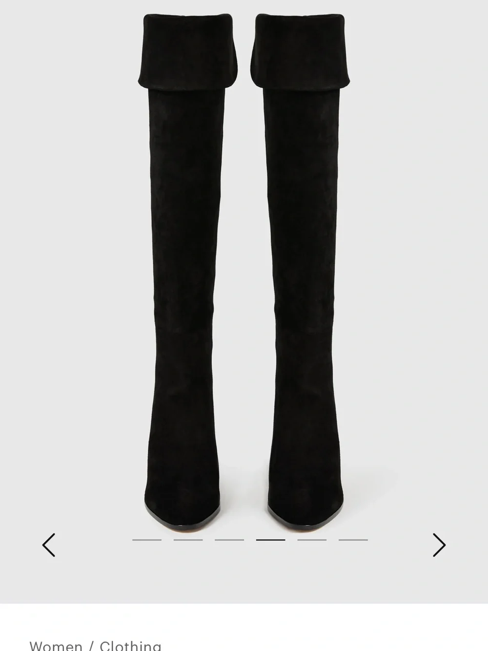 Black Over-the-Knee Women's Boots